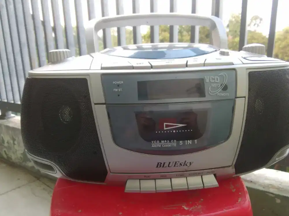 Jual mini compo Bluesky  bisa kaset radio