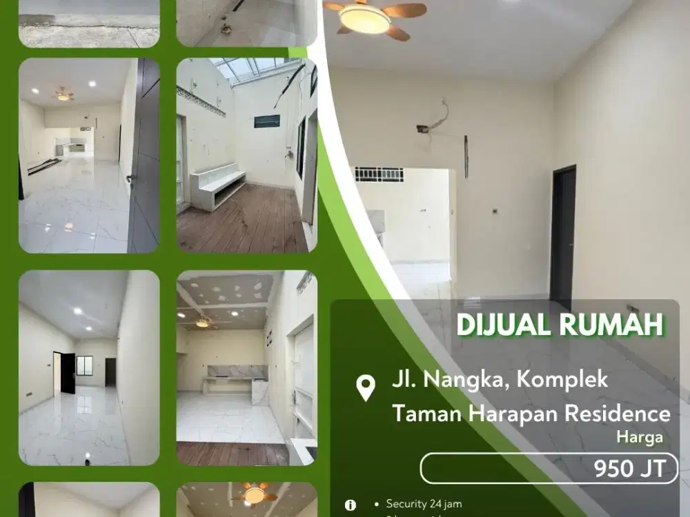 Dijual Rumah Baru Jalan Nangka Komplek Taman Harapan Residen Pekanbaru Kota!