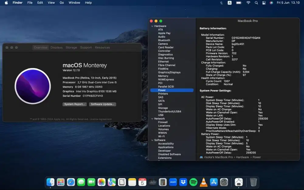 Macbook Pro Retina 13 Early 2015