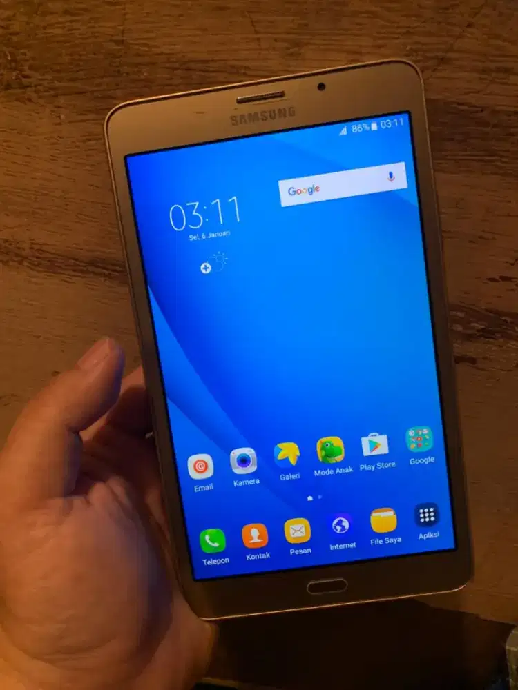 Dijual Samsung Galaxy TAB J Gold Original No Minus