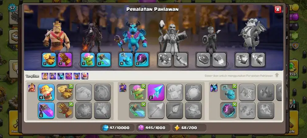 Jual Rugi Akun COC TH 9 Murah + BONUS GOLD PASS AKTIF & SKIN RARE!