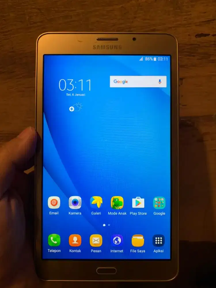 Dijual Samsung Galaxy TAB J Gold Original No Minus