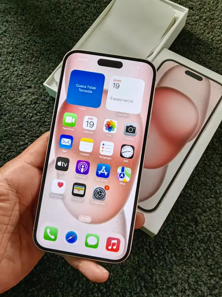 Iphone 15+ 128 ibox like new bh 100 siklus nol.. mulus fulset
