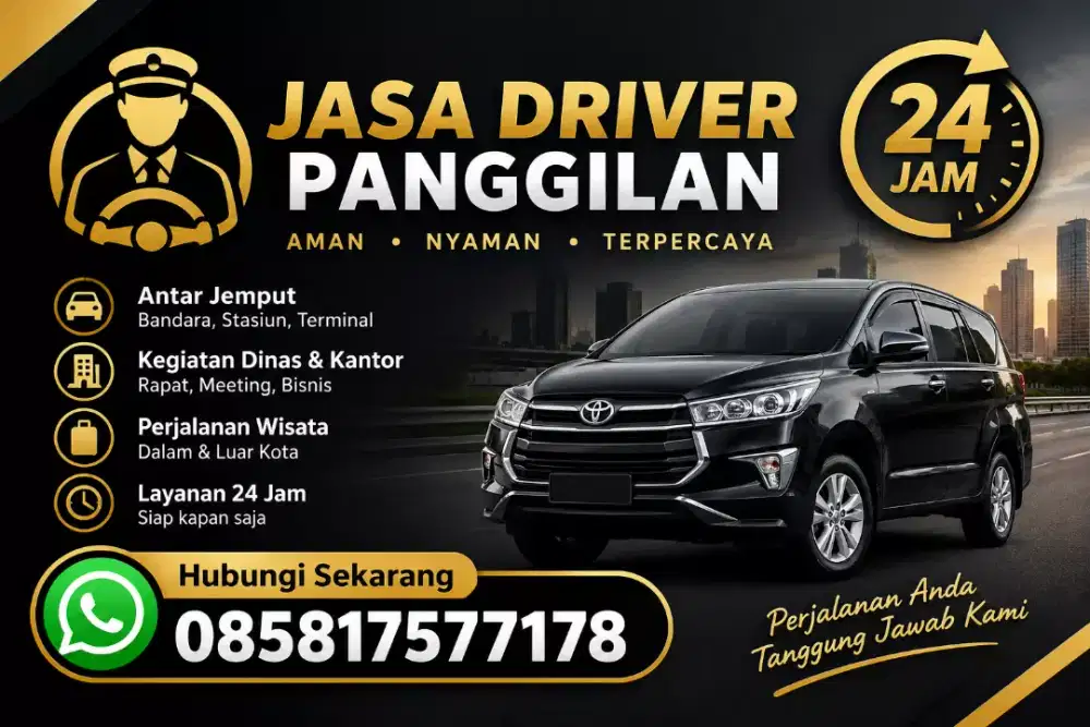 Jasa Driver Panggilan 24 jam