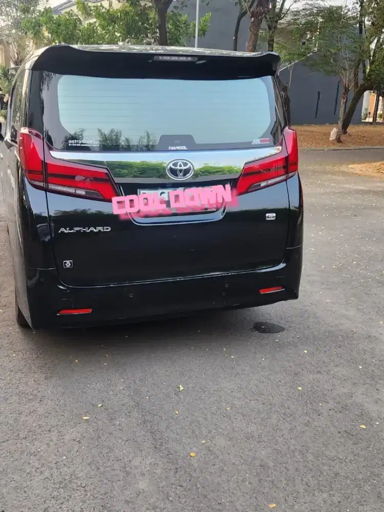 JUAL CEPAT !! ALPHARD 2.5 G ATPM 2021 HITAM UNIT BAGUS TERAWET !!