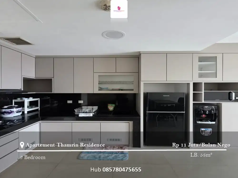 Disewakan Apartement Thamrin Residence 2BR Full Furnished Tower B