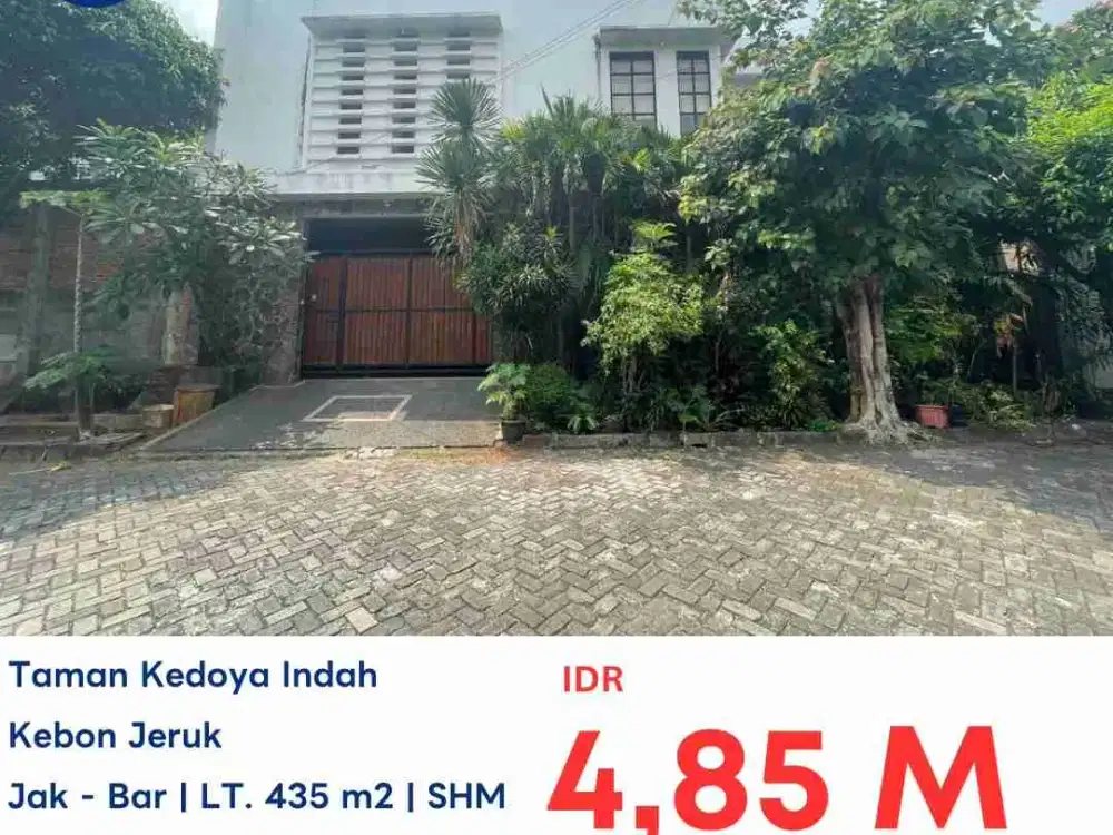 Lelang 27 Oktober Rumah Taman Kedoya Indah