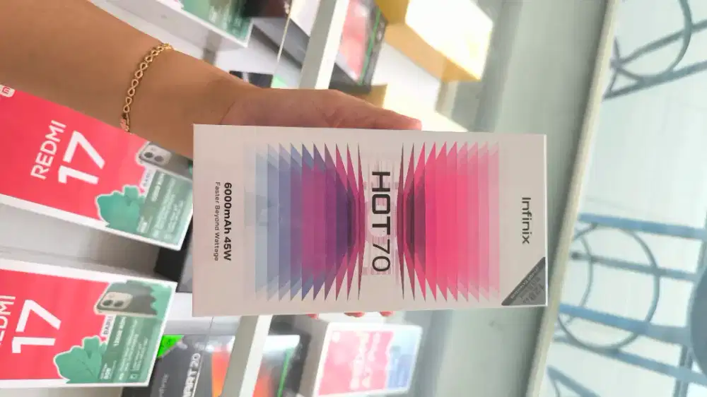 Infinix hot 70 4/128 New Garansi resmi infinix Indonesia 12 bulan