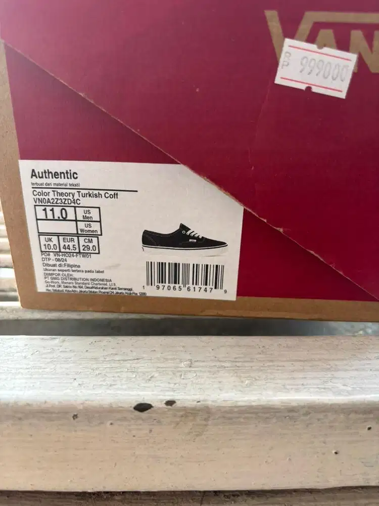 Sepatu Kain Coklat Size 44,5 Original BU COD Tegalega