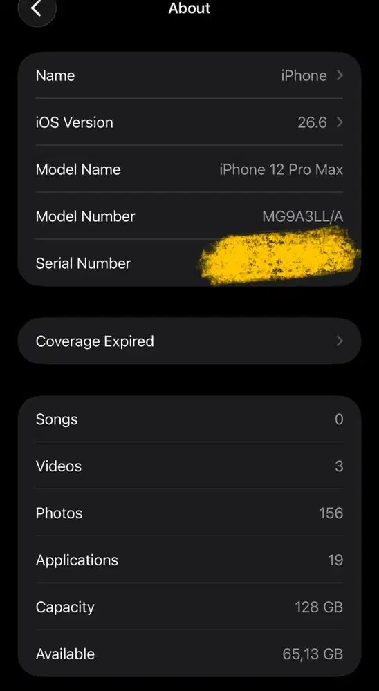 Iphone 12 Promax inter
