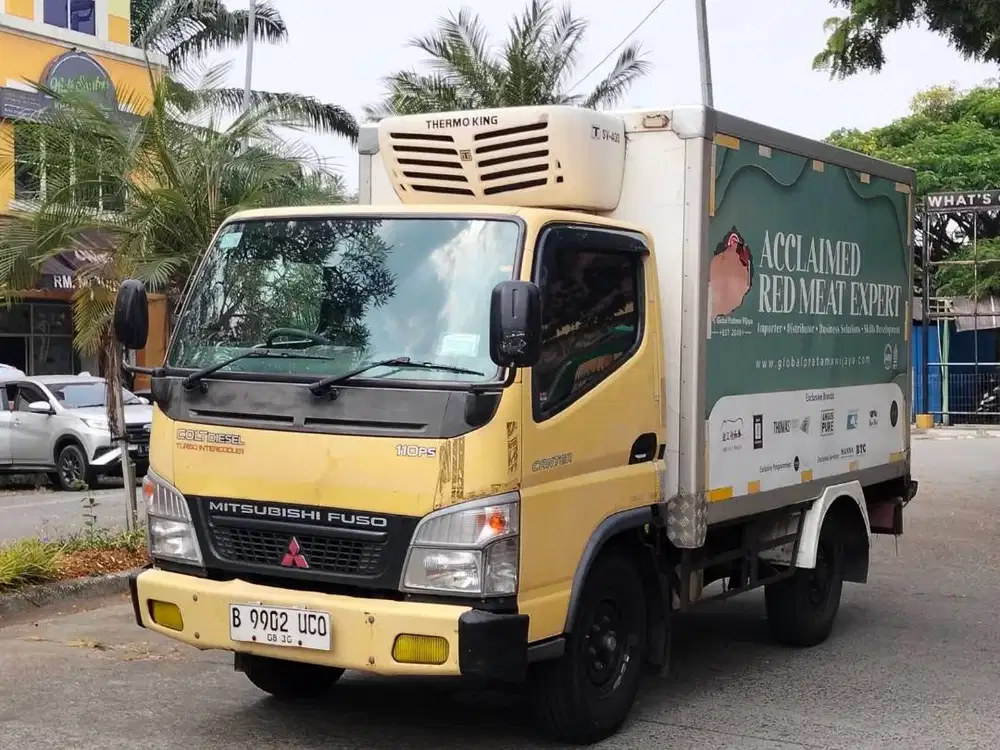 Colt Diesel Canter Fe71 Box Thermoking Beku 2015 Sangat Bafus