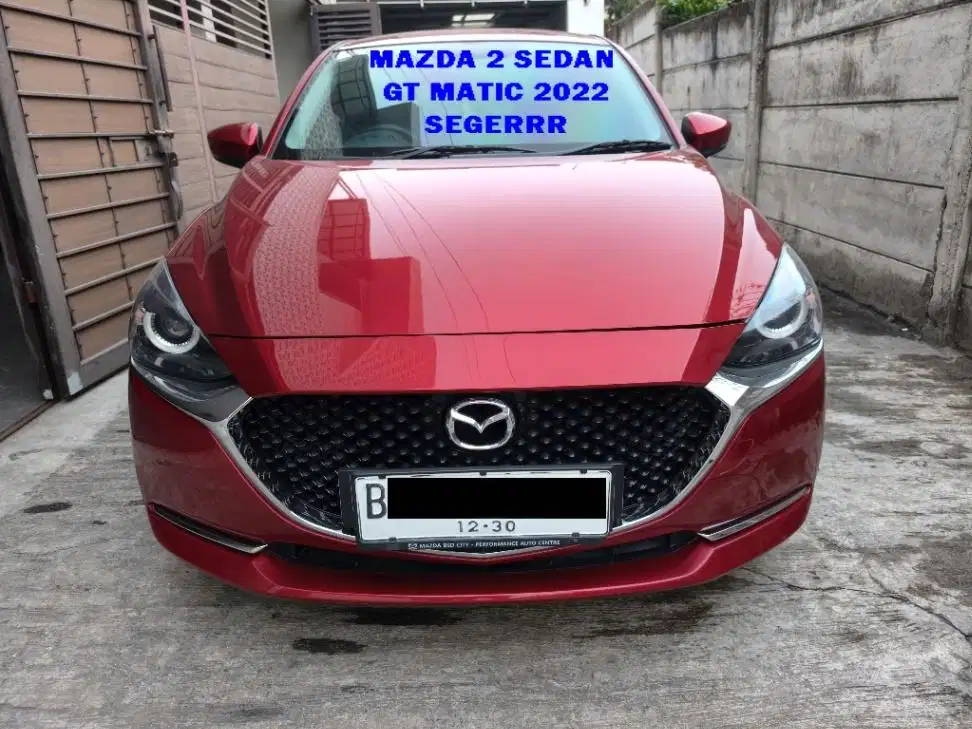 Mazda 2 Sedan GT 1.5 AT 2022 Matic Merah New Model
