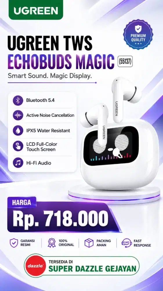 UGREEN TWS ECHOBUDS MAGIC (55137)