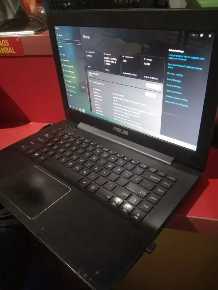 ASUS X455LF i5 NVIDIA 930M SSD - Minus Batre - Citayam