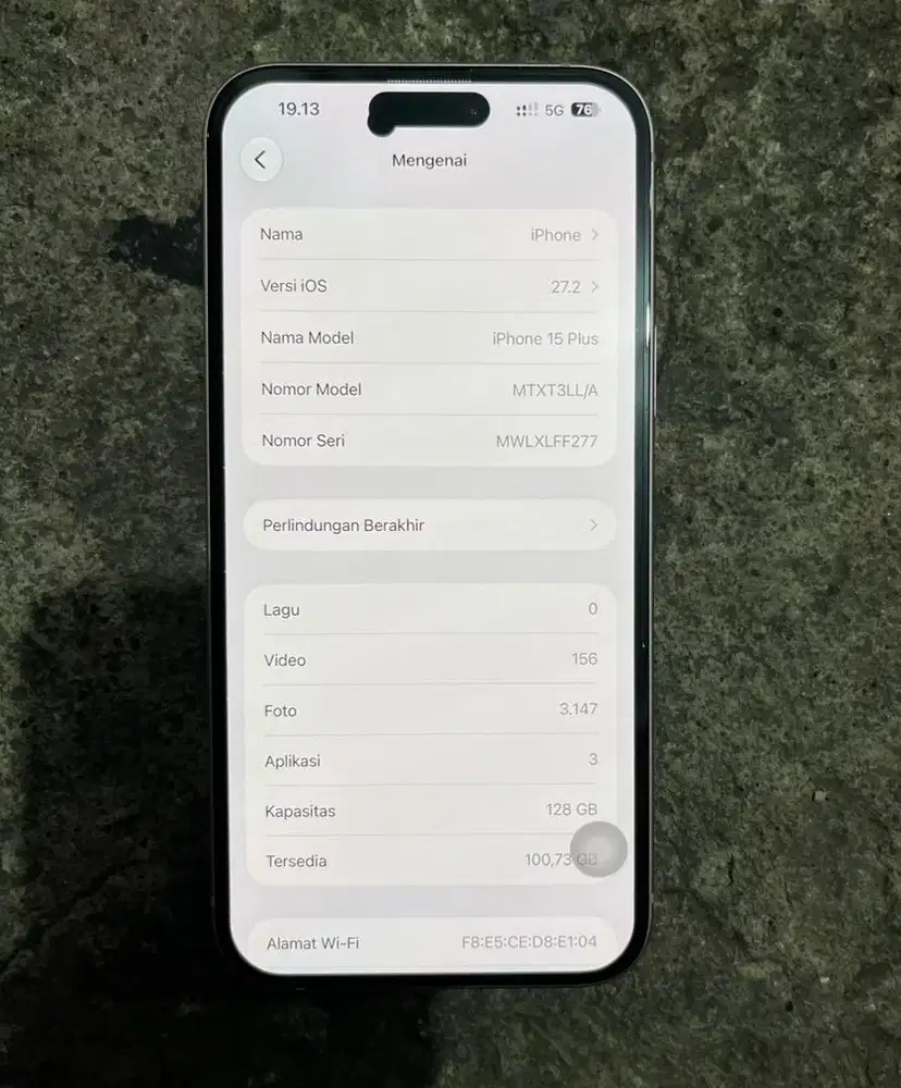 Iphone 15 plus cc 3xx ios 27.2 second 2signal