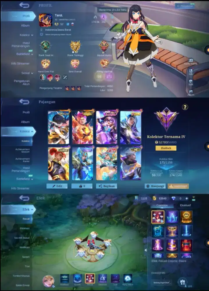 JUAL AKUN MOBILE LEGENDS AMAN TERPERCAYA YANG CHET