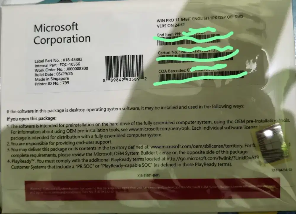 Penjualan Windows 11 Pro