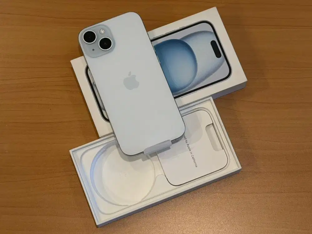 iPhone 15 128GB iBox BH90% Garansi Februari 2027