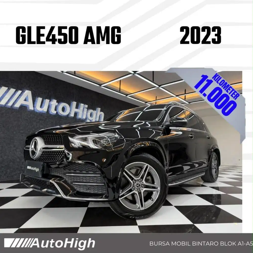 DP10% [Km11.000] GLE450 AMG 2023 Black / GLE 450 Reg 2024 #AUTOHIGH