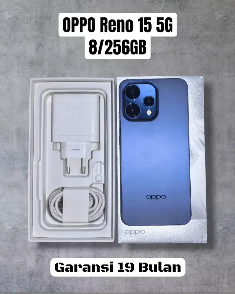OPPO Reno 15 5G RAM 8/256GB Garansi 19 Bulan