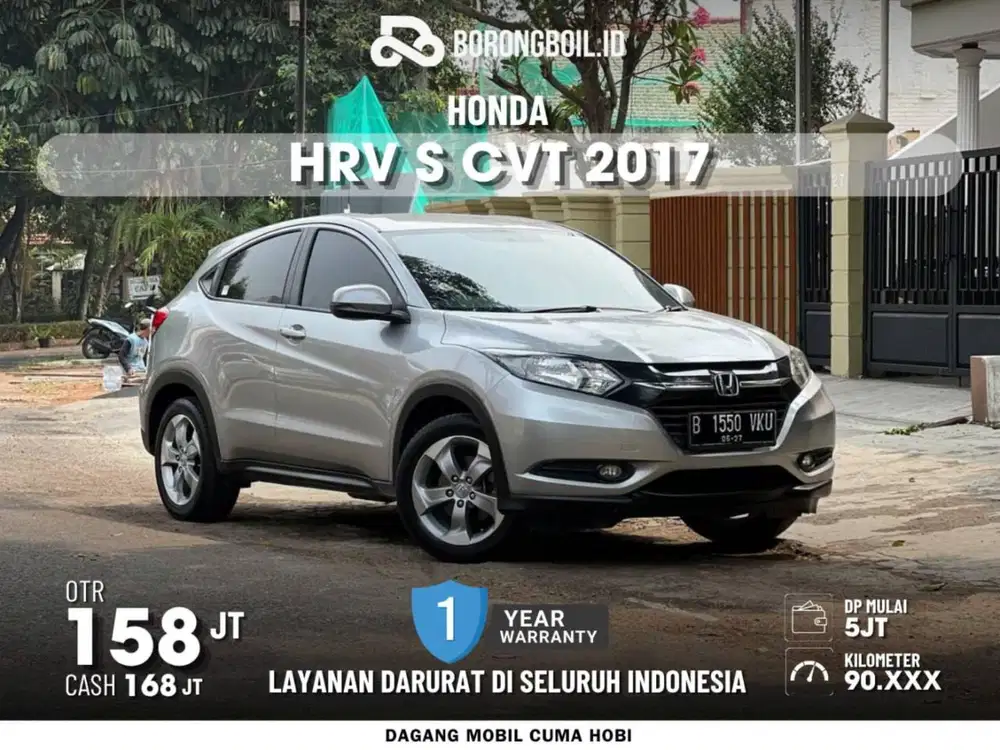 DP MULAI 5JT HONDA HRV 1.5 S CVT 2017