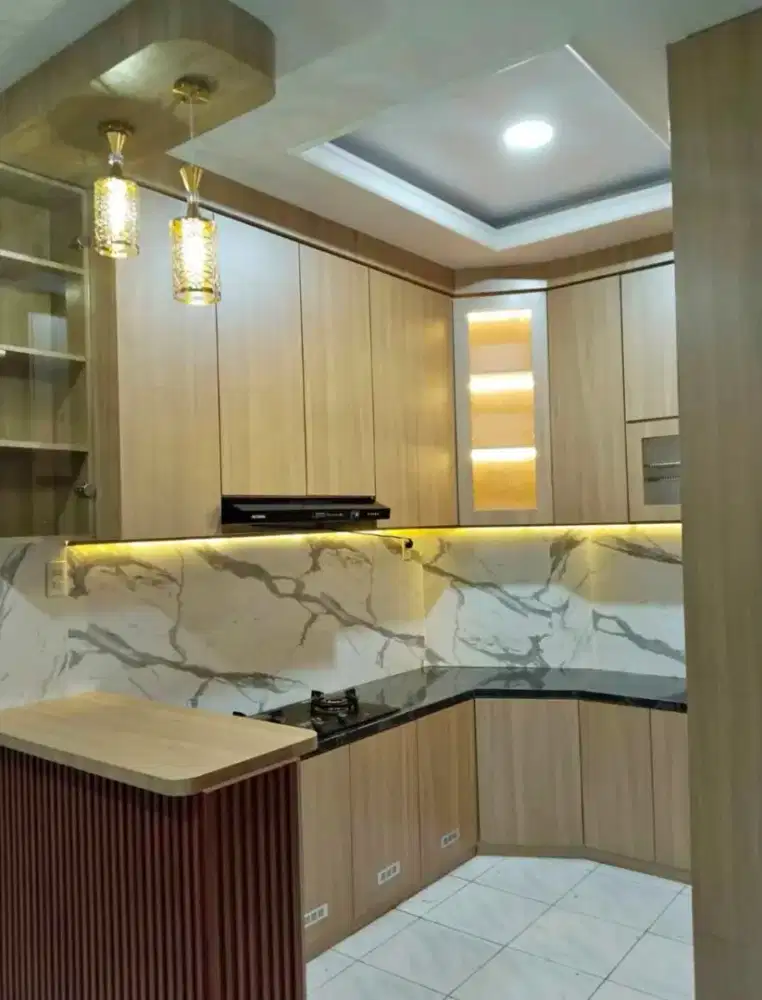 Tempahan kitchen set Hpl Interior