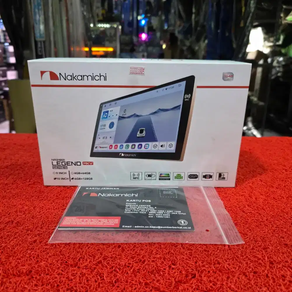 Android Nakamichi NA3102i LEGEND SERIES MK V NFC 6GB+128GB QLED 10 in