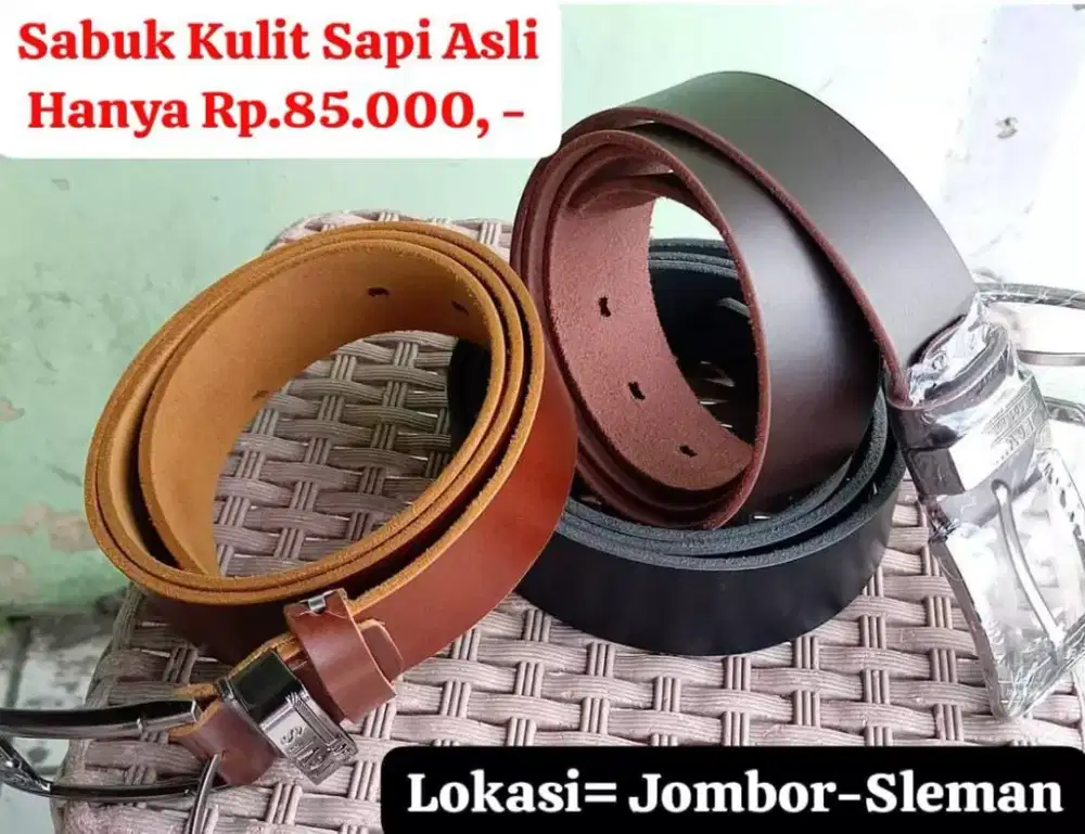 SABUK KULIT SAPI ASLI