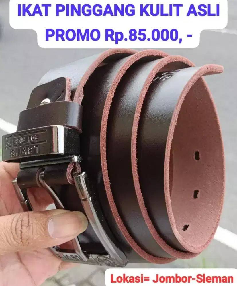 Sabuk Kulit Sapi Asli 100%