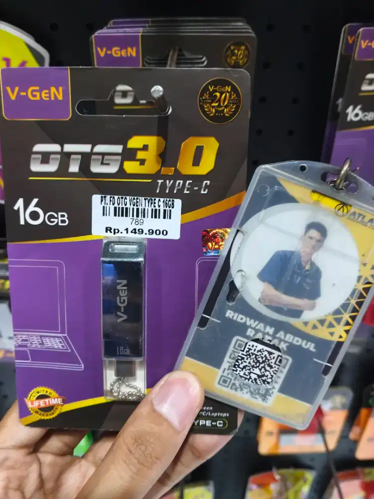 PT. FD OTG VGEN TYPE C 16GB | ATLANTIS DAHSYAT