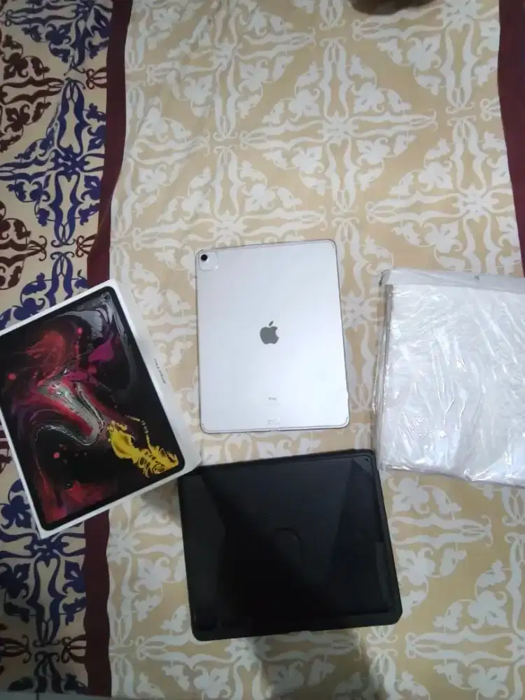 Ipad Pro Silver 12.9 Inch Gen 3 Wifi + Cell 64Gb Inter Fullset Nominus