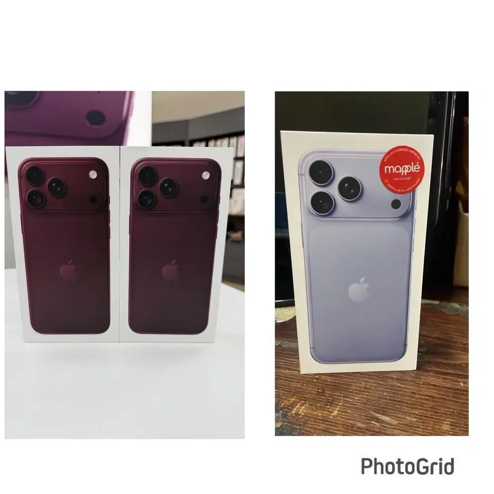 urgent butuh iphone 18 17 16 pro dan max baru seken inter resmi twarin