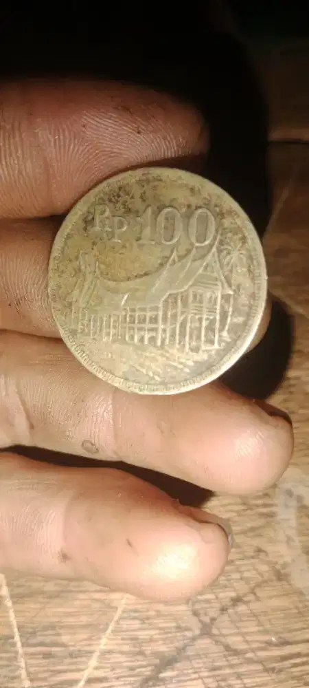 Koin RP 100 mesjid baiturrahman aceh tahun 1978