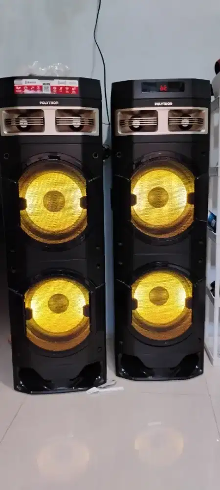 Speaker Active POLYTRON (PAS-10DF28) Kondisi Bagus Masih Garansi