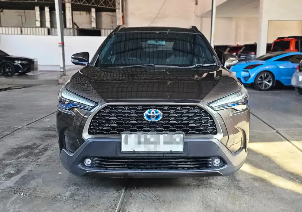 Baru 54rb Km Toyota Corolla Cross Hybrid AT 2021 Graphite Metalic Gres