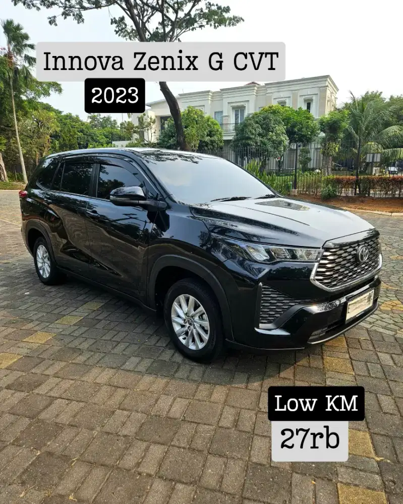 [Cash] Toyota Innova Zenix G CVT Bensin 2023 [Low KM 27rb]