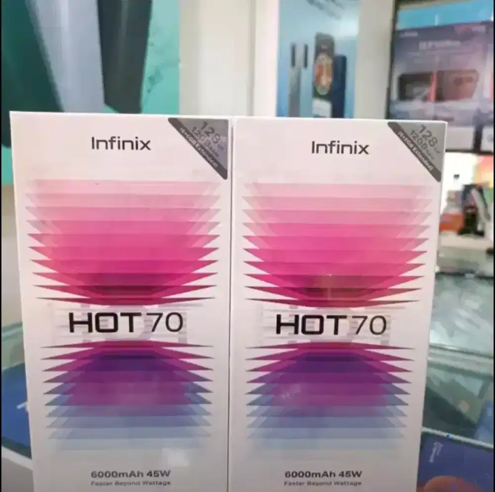 INFINIX HOT 70 8/128GB GARANSI RESMI 1 TAHUN