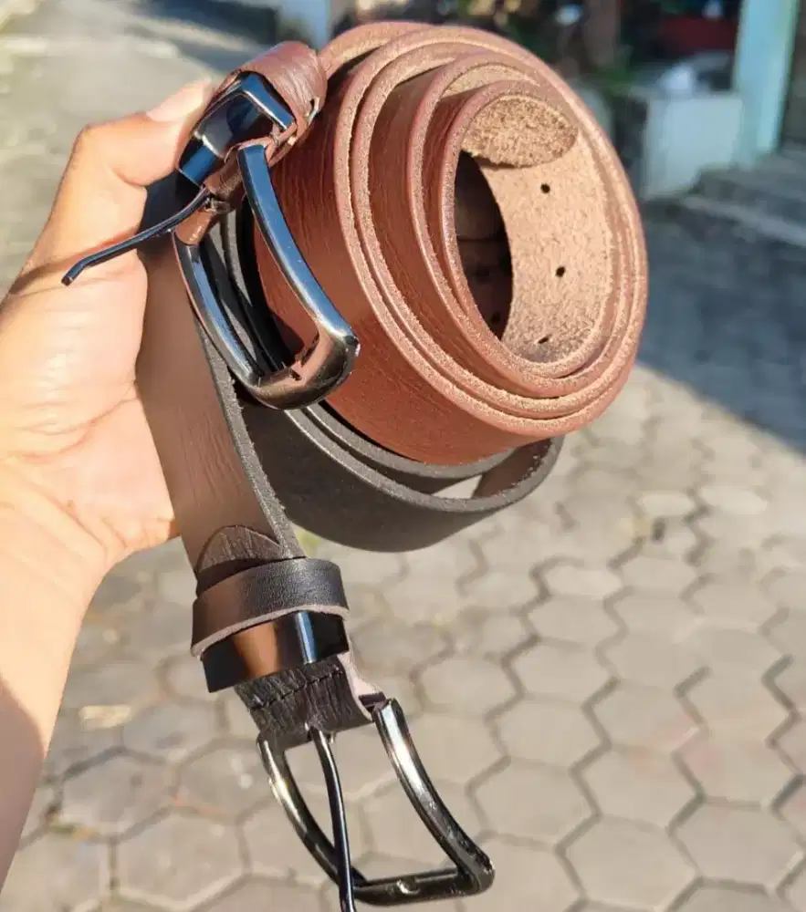 Sabuk/Ikat Pinggang Kulit Asli