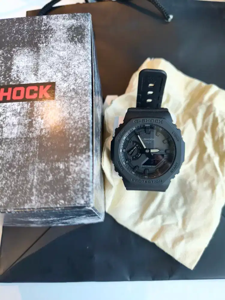 ‎Jam Tangan Casio G-Shock GA-2100-1A1DR All Black