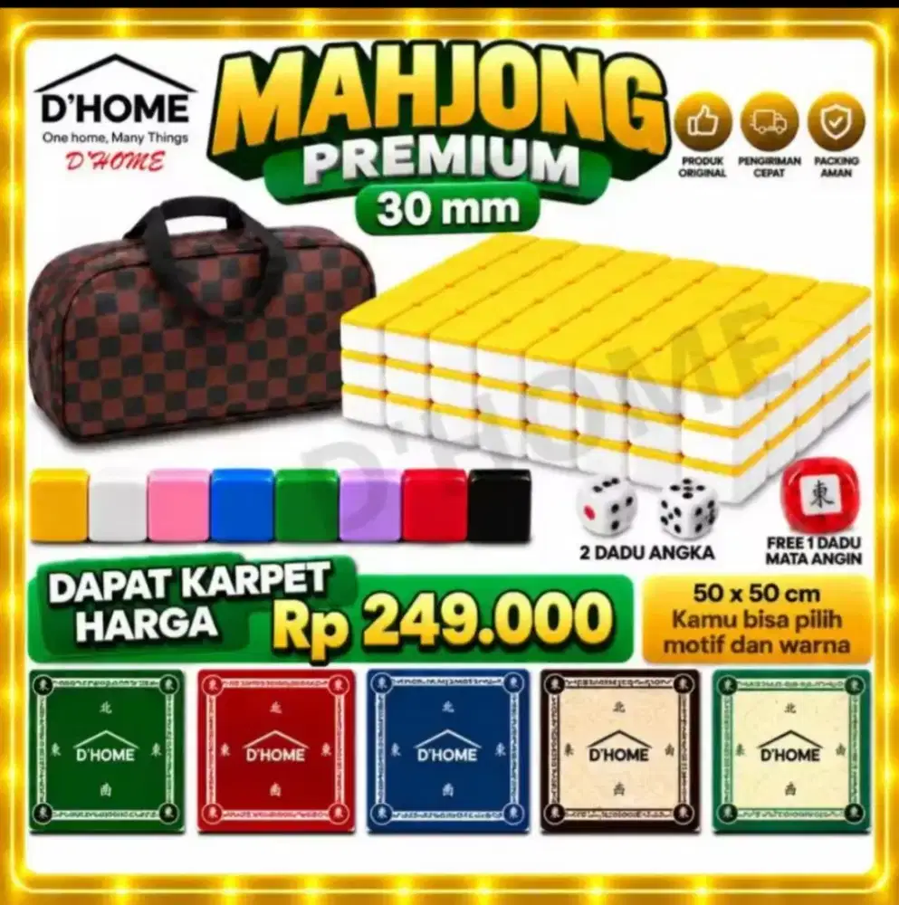 Tile mahjong 144pcs