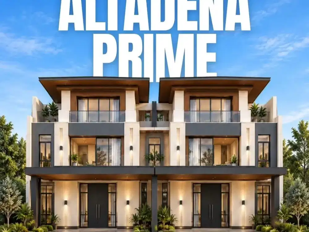RUMAH BARU 3LANTAI ALTADENA PRIME GADING SERPONG TERDEPAN! 120X CICILAN DEVELOPER