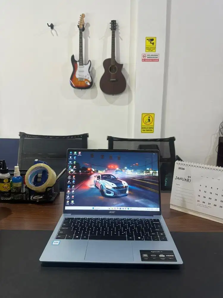 Laptop Acer Aspire Lite 14 N150 RAM 8GB SSD 512GB Lengkap Kotak