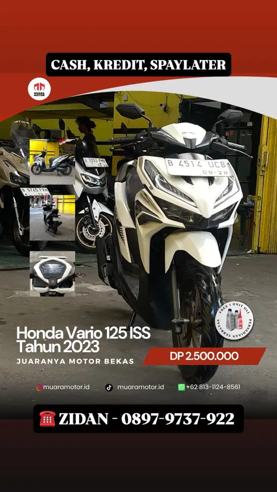 HONDA VARIO 125 ISS 2023 WHITE MATTE !!!