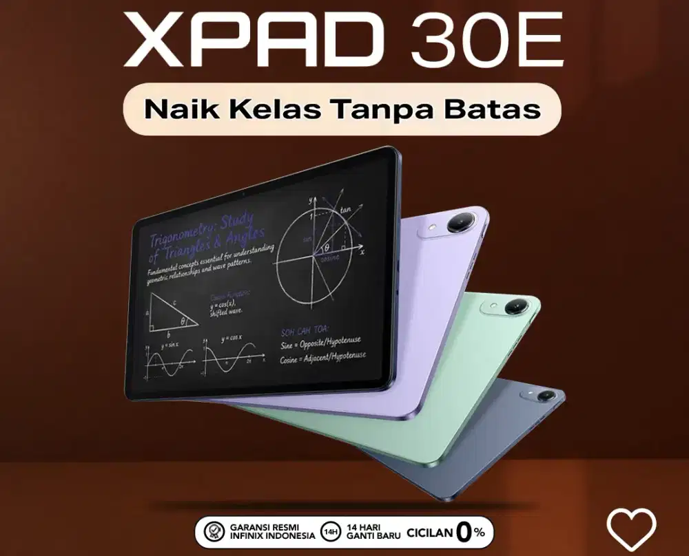 INFINIX XPAD 30E 8/128GB 'ATLANTIS DAHSYAT'