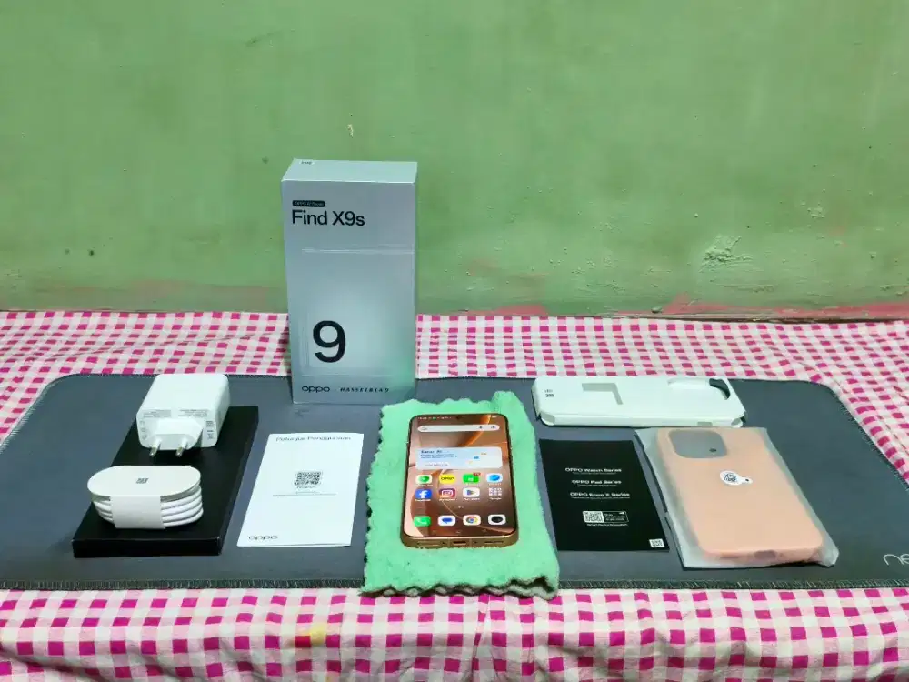 Oppo Find X9S 12/256 fullset Like new umur 3 minggu  !!!
