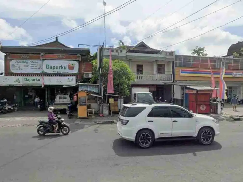 Barang langka jarang ada Toko & Lahan di Pinggir Jalan Utama WR Supratman, Denpasar Timur, Bali