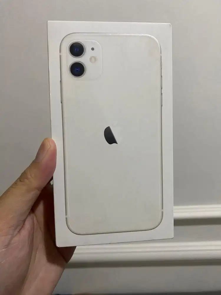 Iphone 11 ibox 128gb White Fulset dus Ori