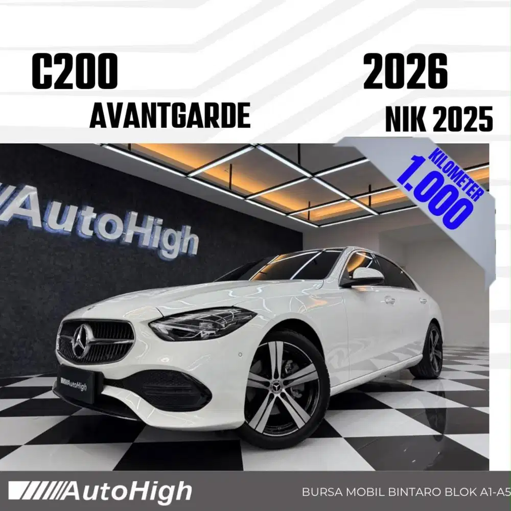DP10% [Km1.000] C200 AVG Panoramic 2025 White Reg 2026 #AUTOHIGH