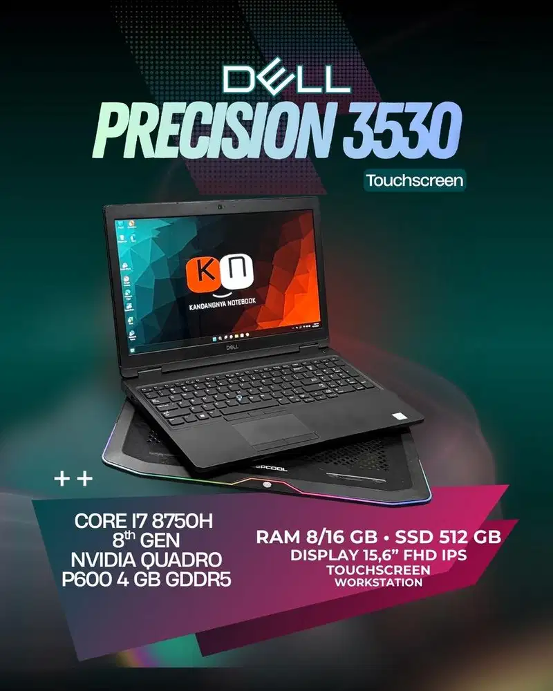 Dell Precision 3530 i7 8750H Quadro P600 4GB