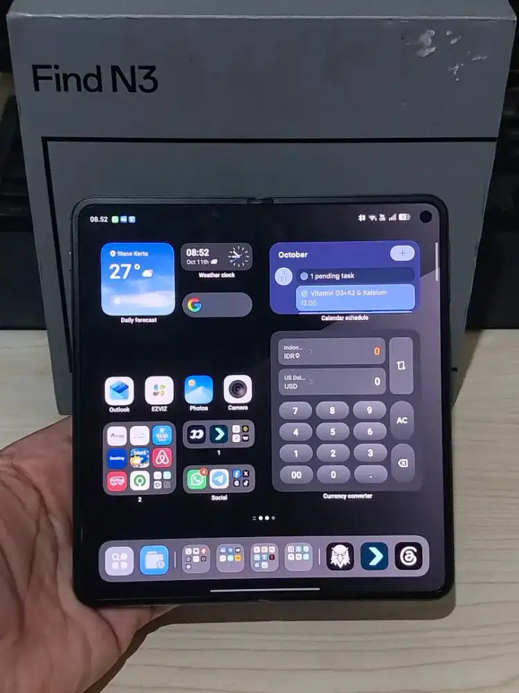 Oppo Find N3 Fold 16/512GB Ex Resmi